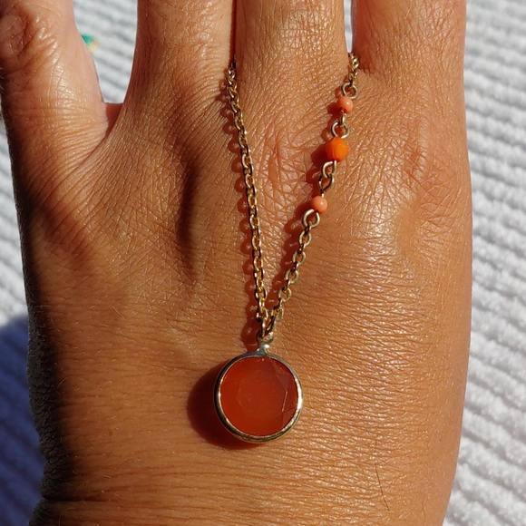 Pretty Gold Tone Triple Chain Necklace!!! - Picture 3 of 5